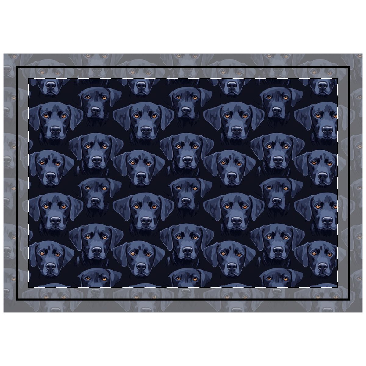 Midnight Reverie Labs Throw Pillow