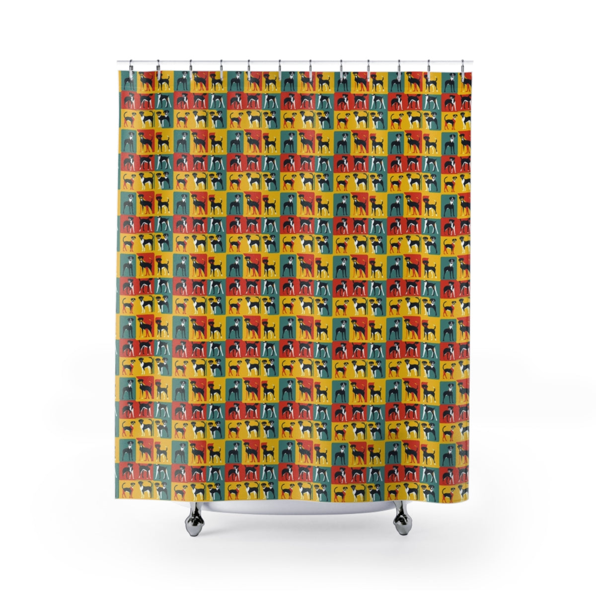 Modernist Hound Gallery Shower Curtain