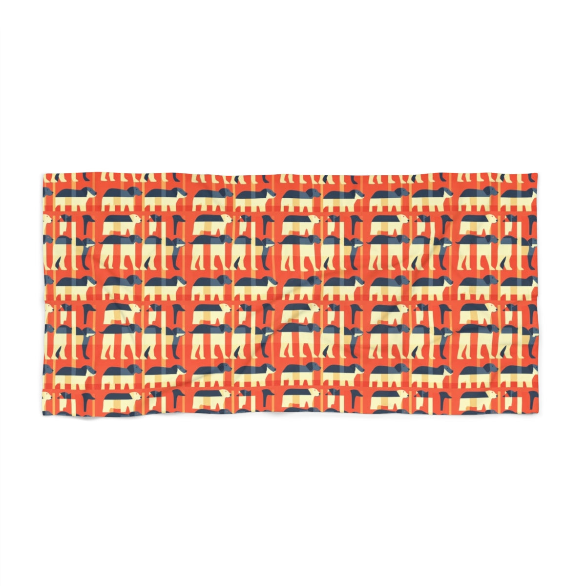 Modernist Maze Labs Beach Towel