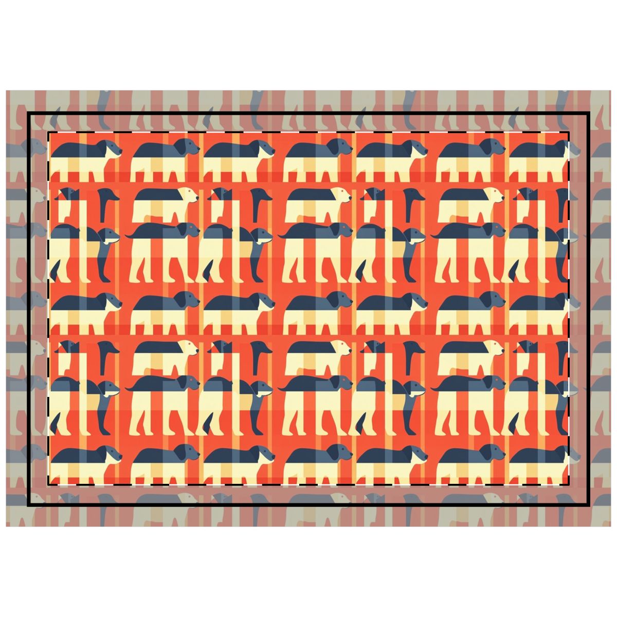Modernist Maze Labs Throw Pillow