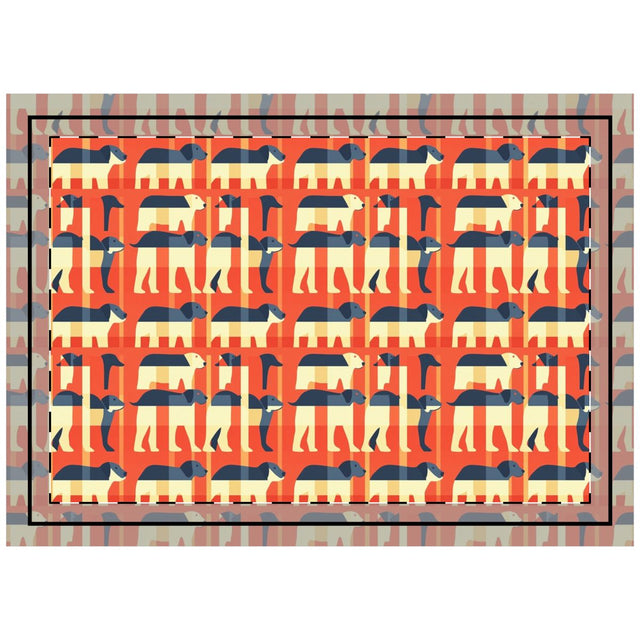 Modernist Maze Labs Throw Pillow