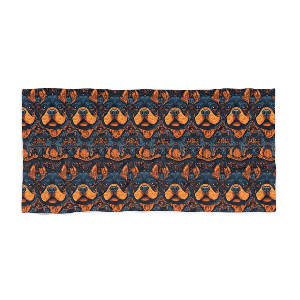 Molten Dreams French Bulldogs Beach Towel