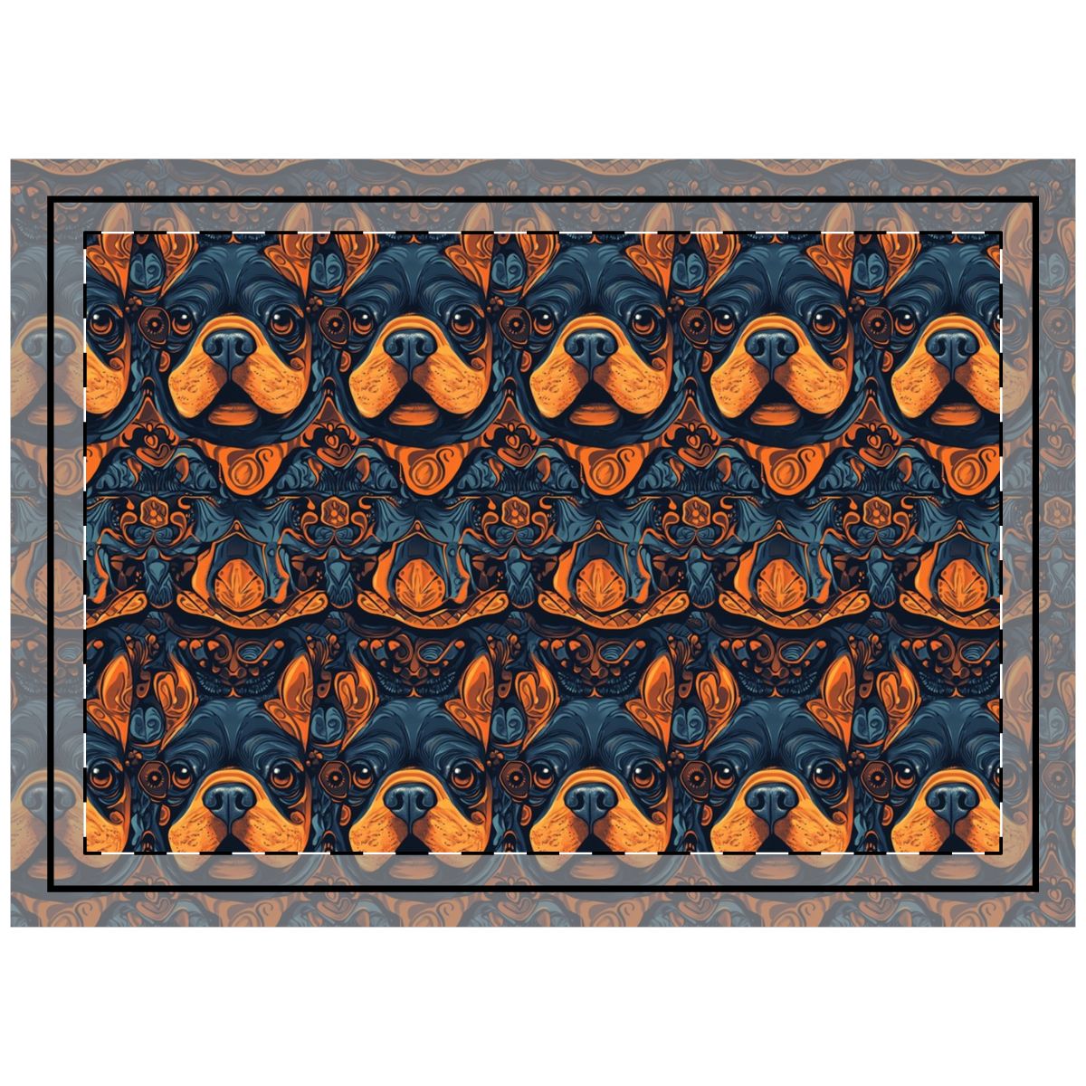 Molten Dreams French Bulldogs Throw Pillow