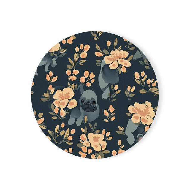 Moonlit Garden French Bulldogs Coasters