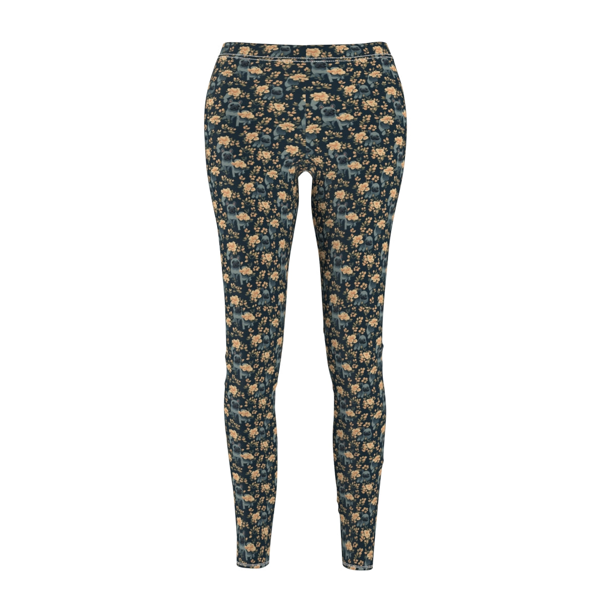 Moonlit Garden French Bulldogs Leggings