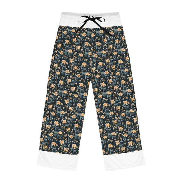 Moonlit Garden French Bulldogs Pajama Pants