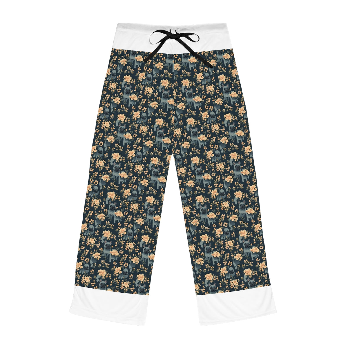 Moonlit Garden French Bulldogs Pajama Pants