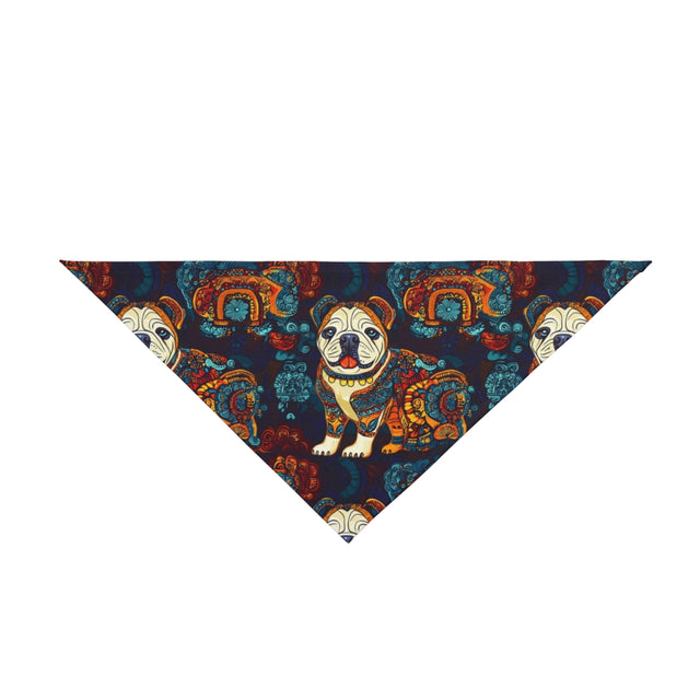 Mystic Mandala Bulldogs Pet Bandana