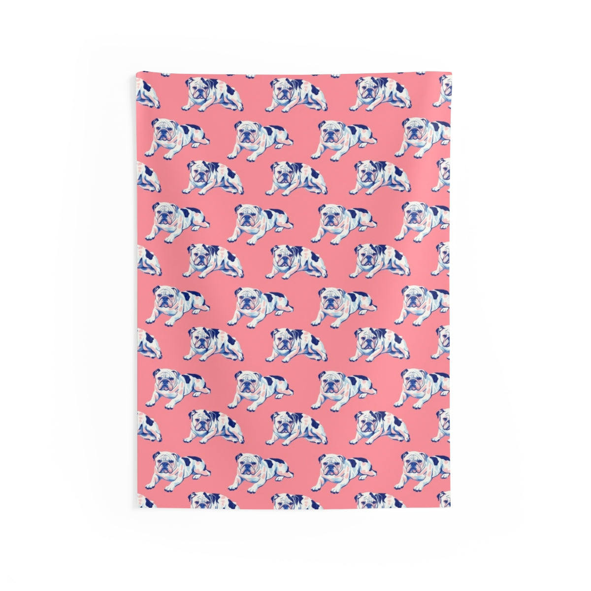 Navy Dreams Bulldogs Wall Tapestry