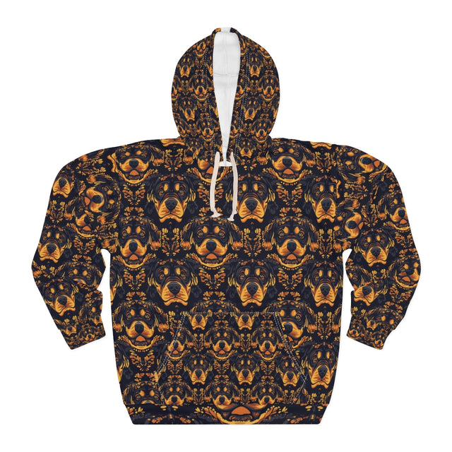Navy Folk Flames Hoodie
