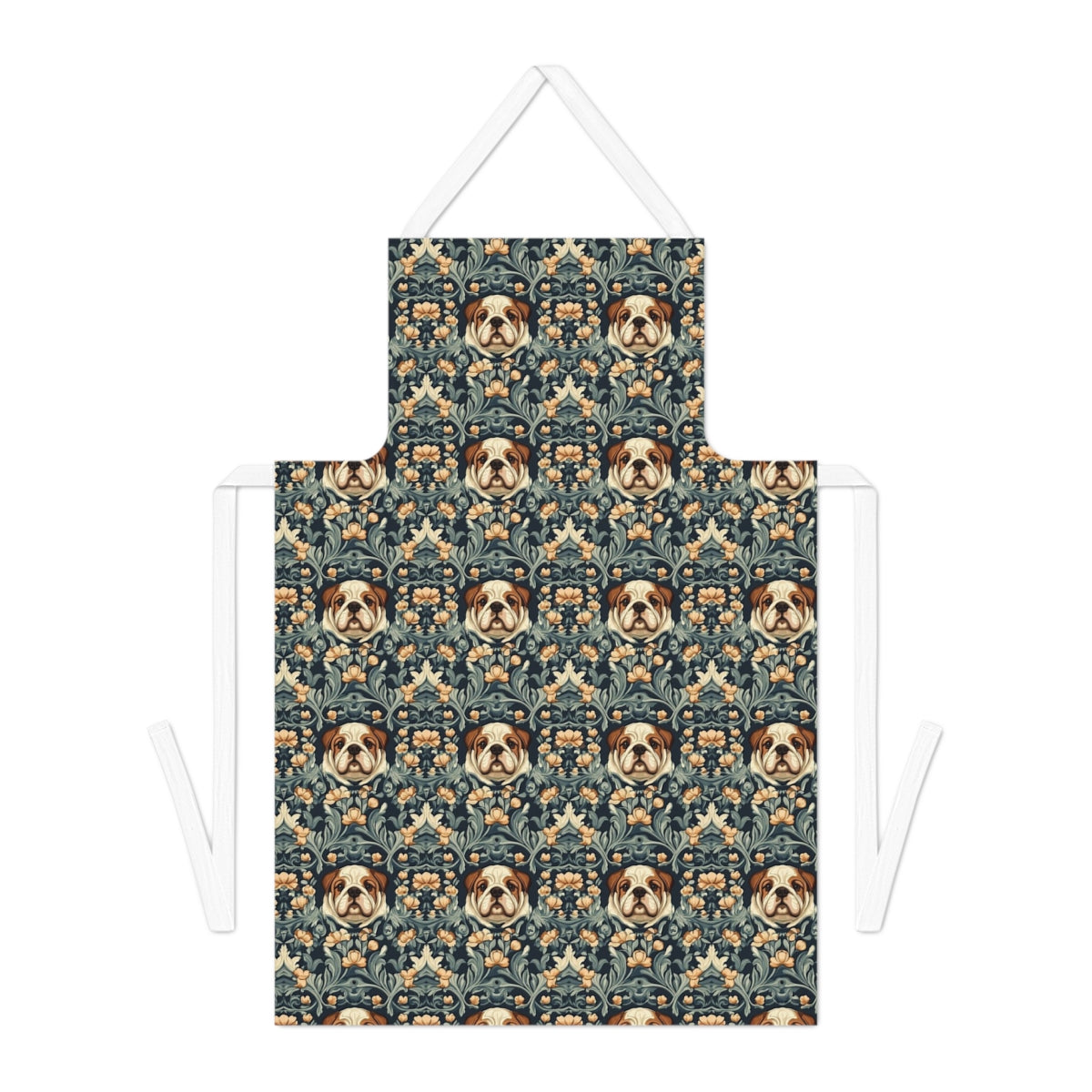 Navy Garden Bulldogs Apron