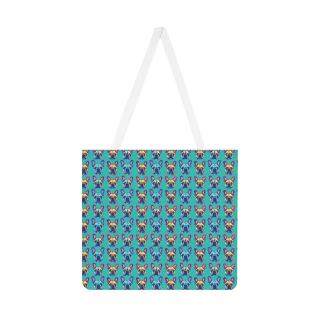 Neon Dreams French Bulldogs Tote Bag