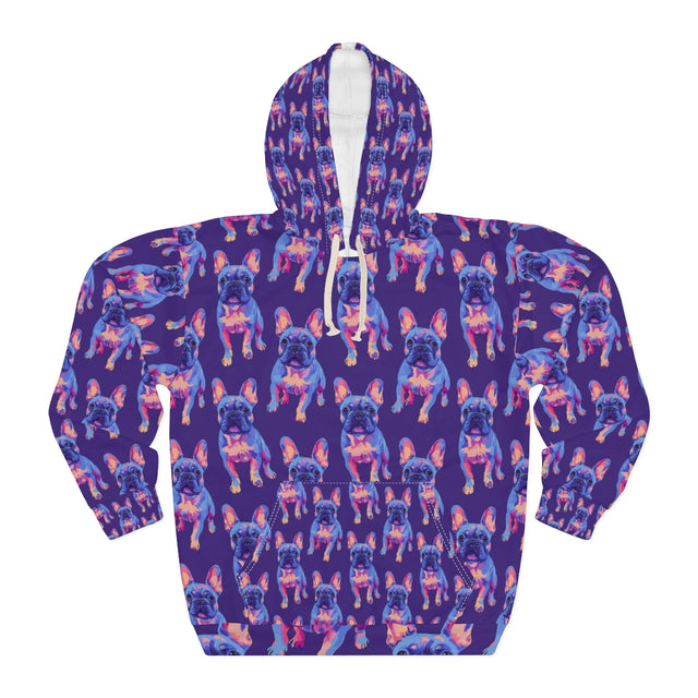 Neon Dreams Frenchies Hoodie