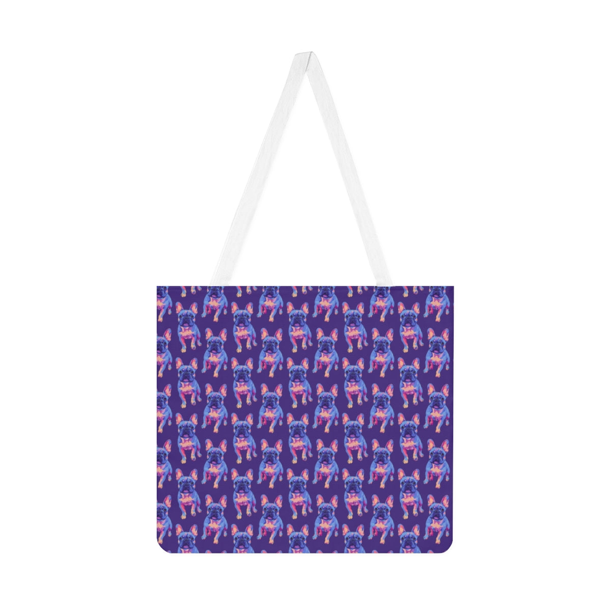 Neon Dreams Frenchies Tote Bag