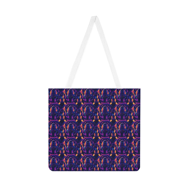 Neon Dreams Rottweiler Tote Bag
