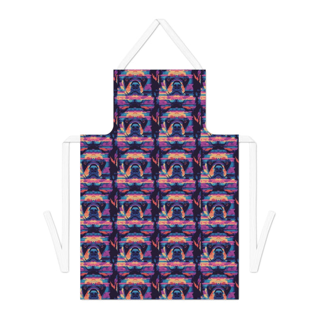 Neon Nostalgia Rottweiler Apron