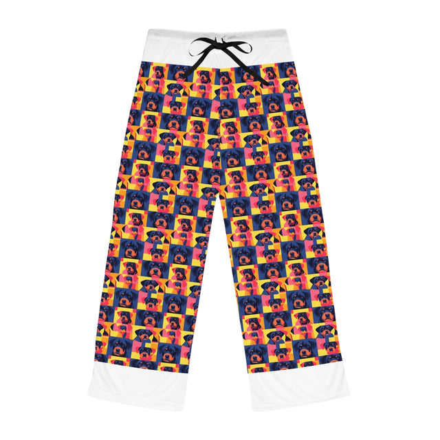Neon Pop Rottweilers Pajama Pants