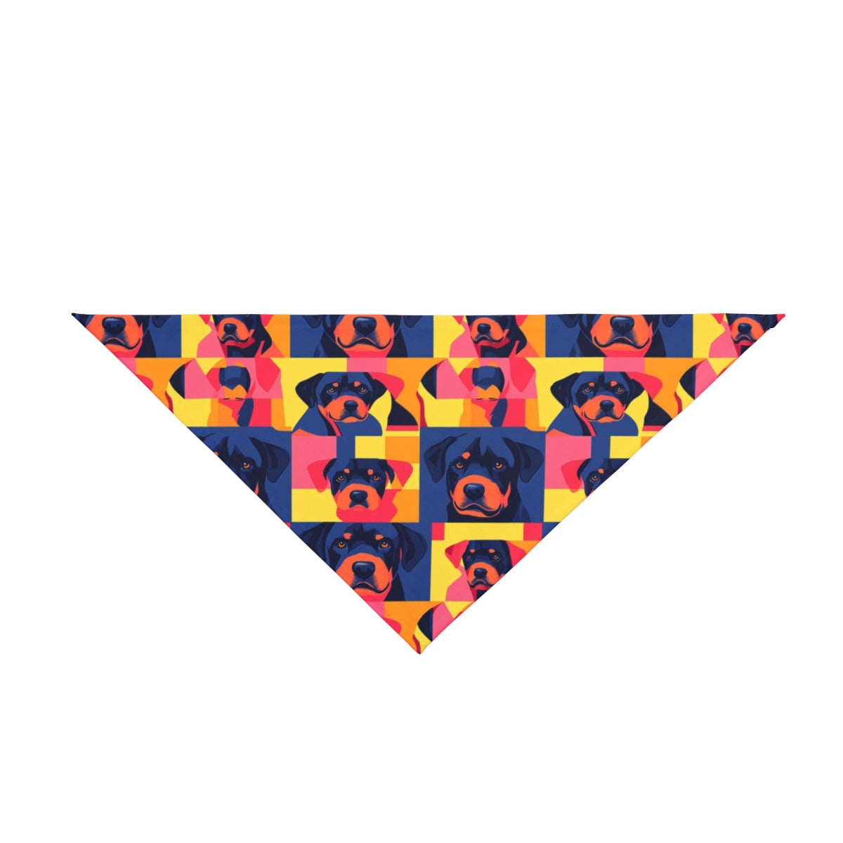 Neon Pop Rottweilers Pet Bandana