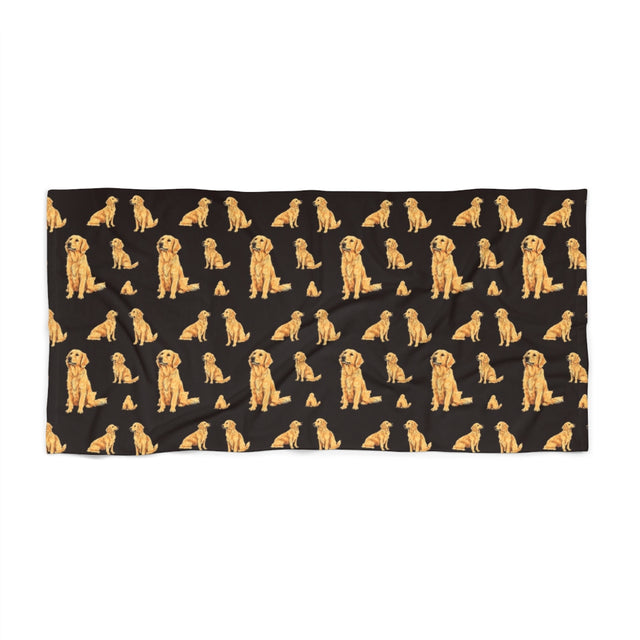 Noble Amber Retrievers Beach Towel