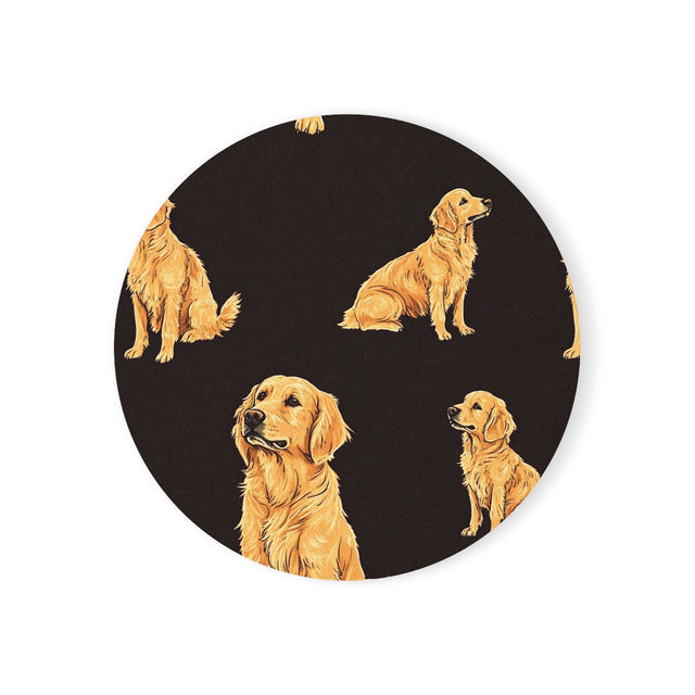 Noble Amber Retrievers Coasters