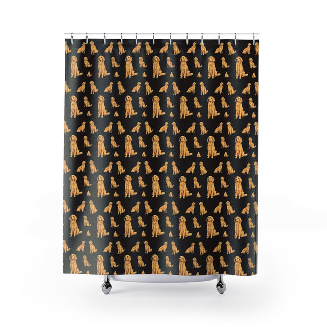 Noble Amber Retrievers Shower Curtain