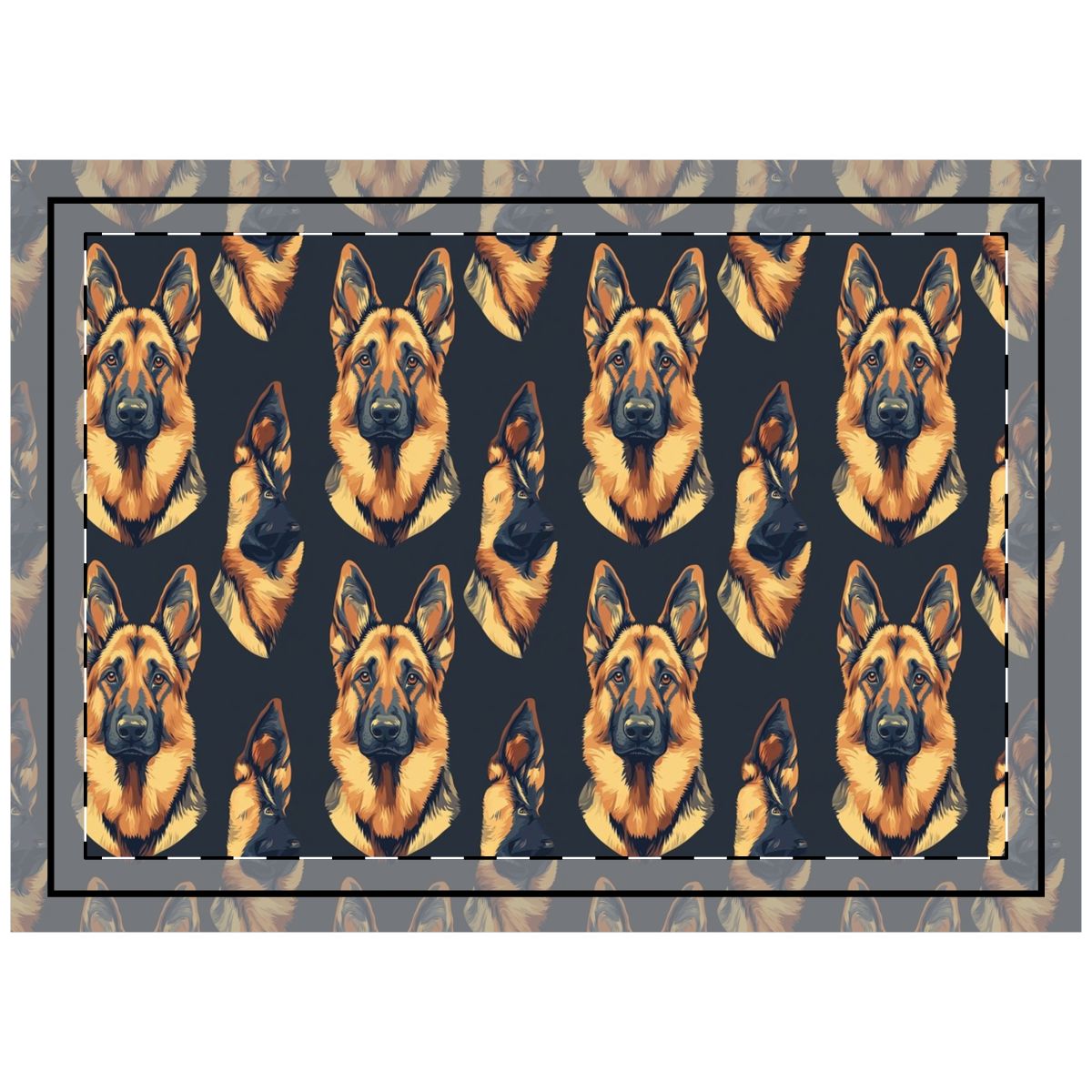 Noble Amber Shepherds Throw Pillow