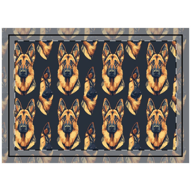 Noble Amber Shepherds Throw Pillow