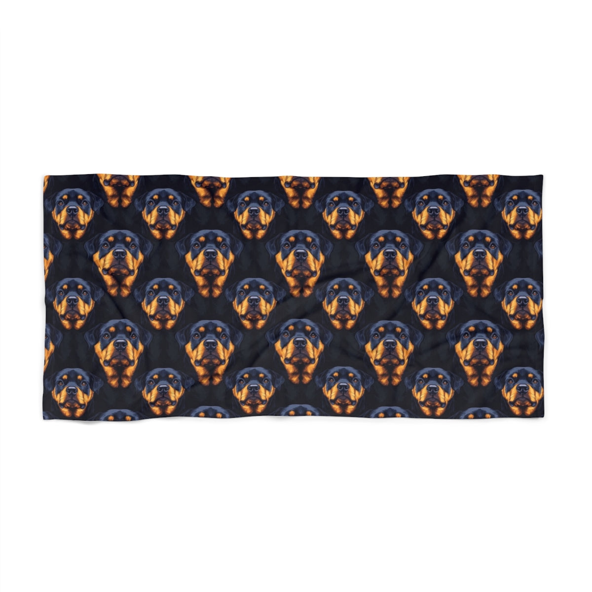 Noble Guardian Rottweilers Beach Towel