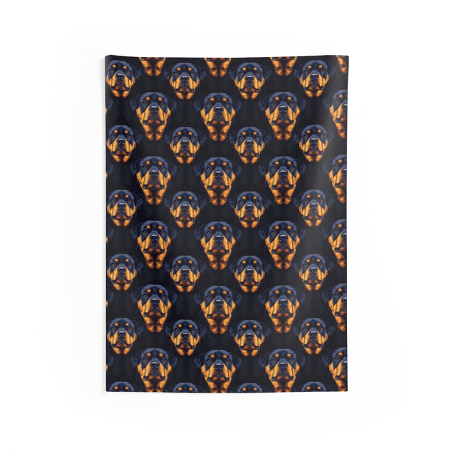 Noble Guardian Rottweilers Wall Tapestry