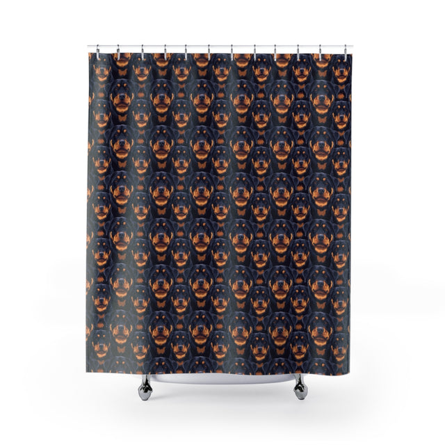 Noble Guardian Tapestry Shower Curtain