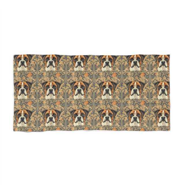 Noble Victorian Boxers Beach Towel