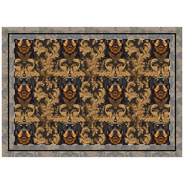 Ochre Portrait Majesty Throw Pillow