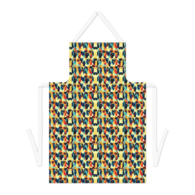 Orange Cubist Companions Apron