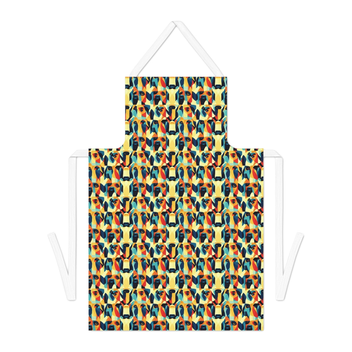 Orange Cubist Companions Apron
