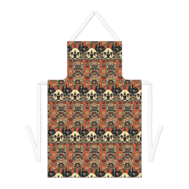 Ornamental Frenchie Tapestry Apron