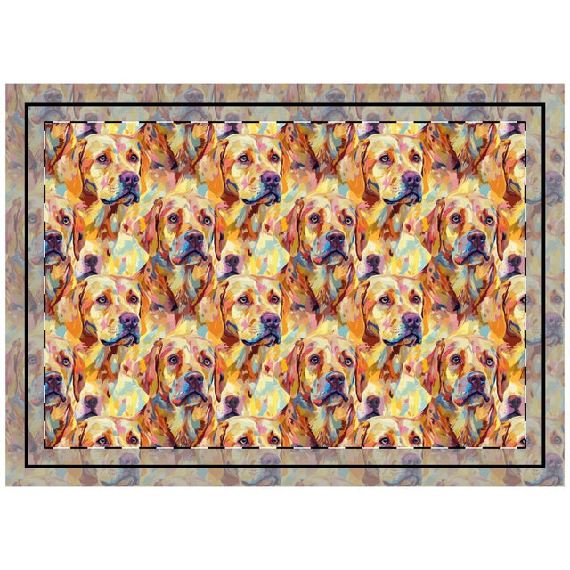 Painterly Golden Hour Throw Pillow