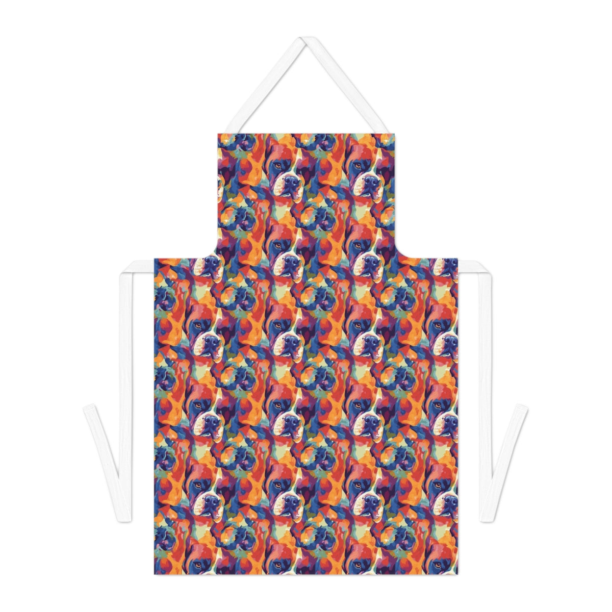 Painterly Kaleidoscope Boxers Apron
