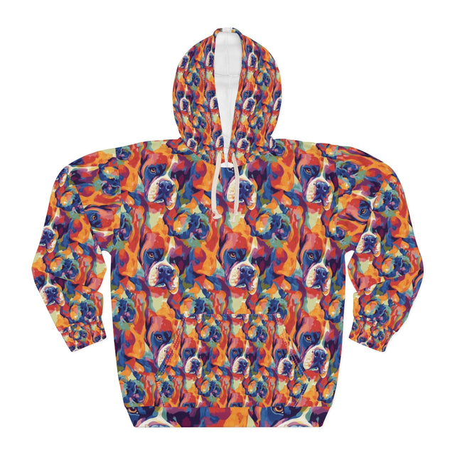 Painterly Kaleidoscope Boxers Hoodie