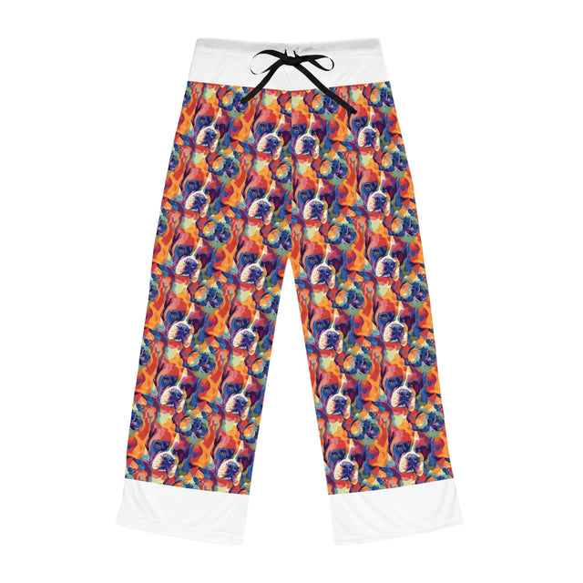 Painterly Kaleidoscope Boxers Pajama Pants