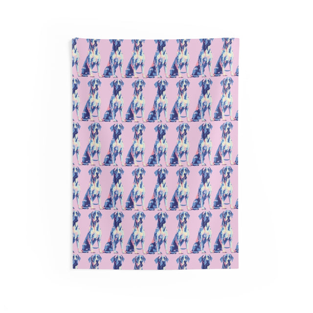 Pastel Pop Danes Wall Tapestry