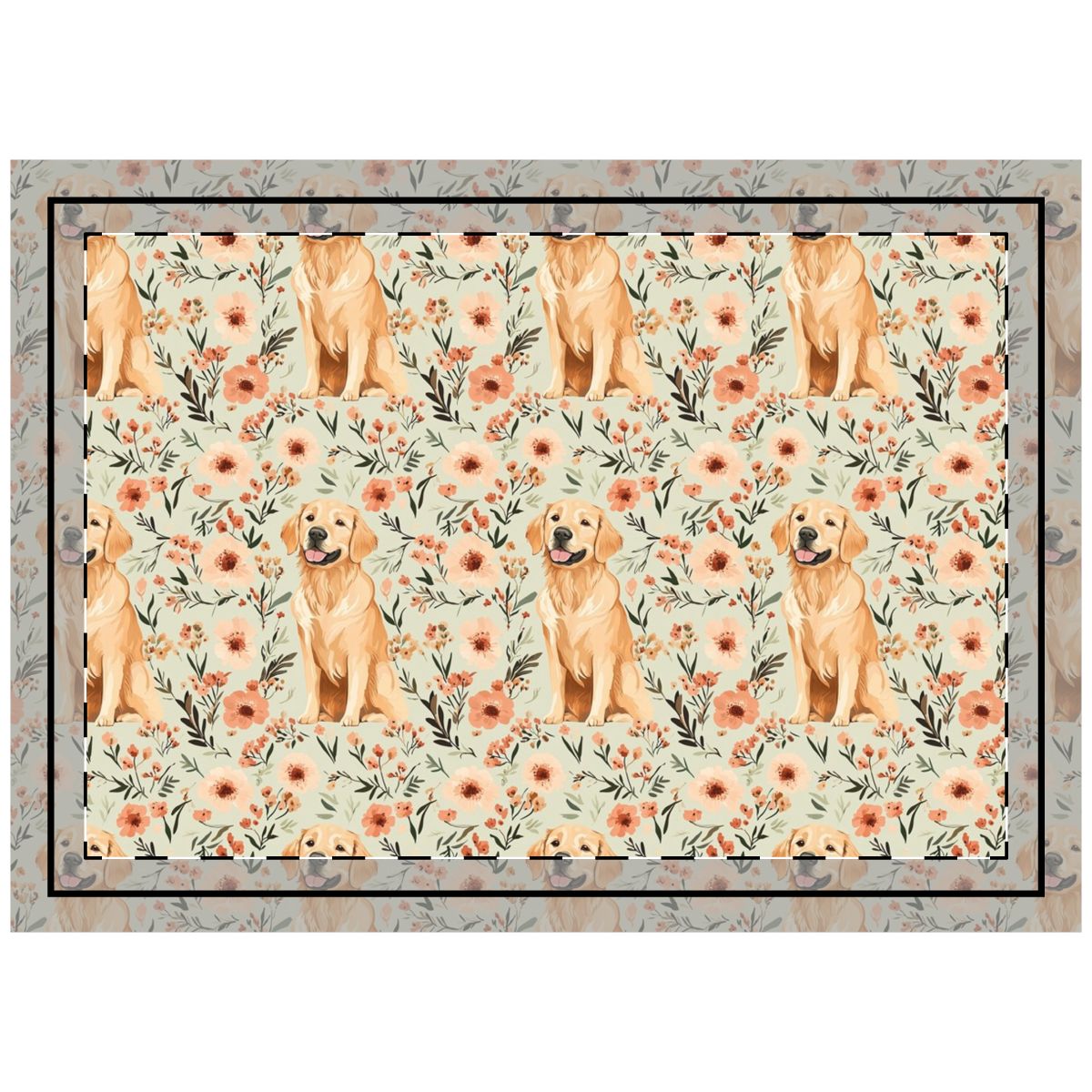 Peach Blossom Golden Hour Throw Pillow