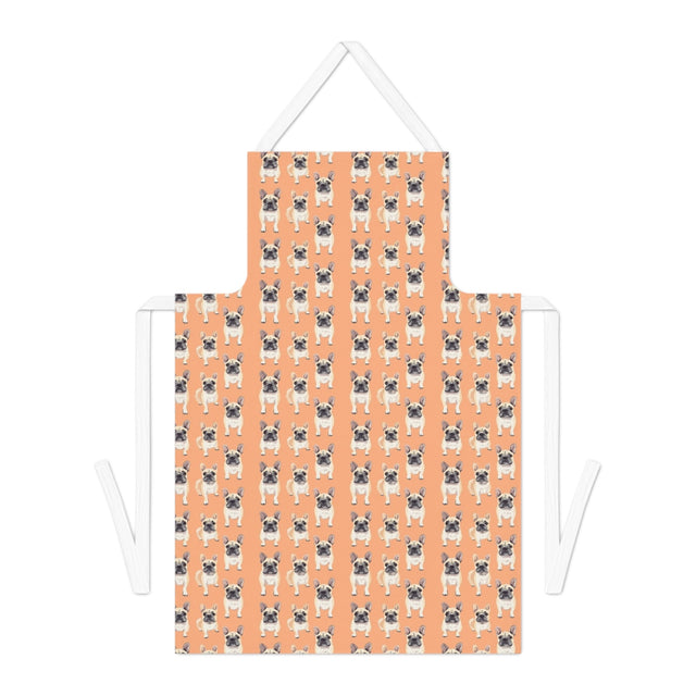 Peachy Keen Frenchies Apron