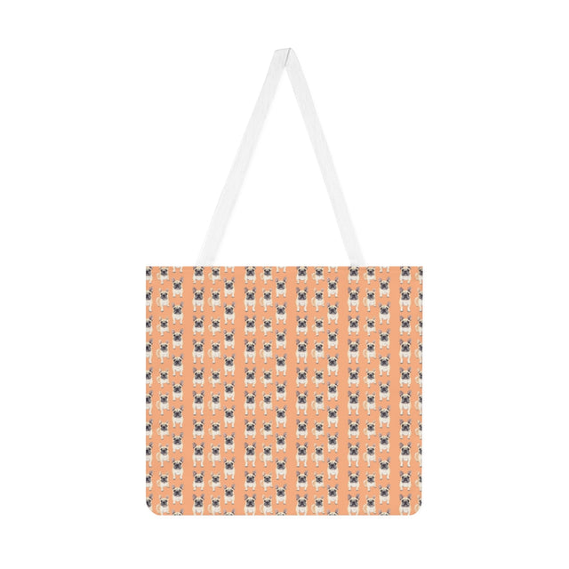 Peachy Keen Frenchies Tote Bag