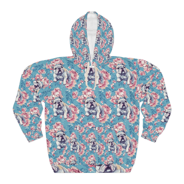 Peony Garden Bulldogs Hoodie