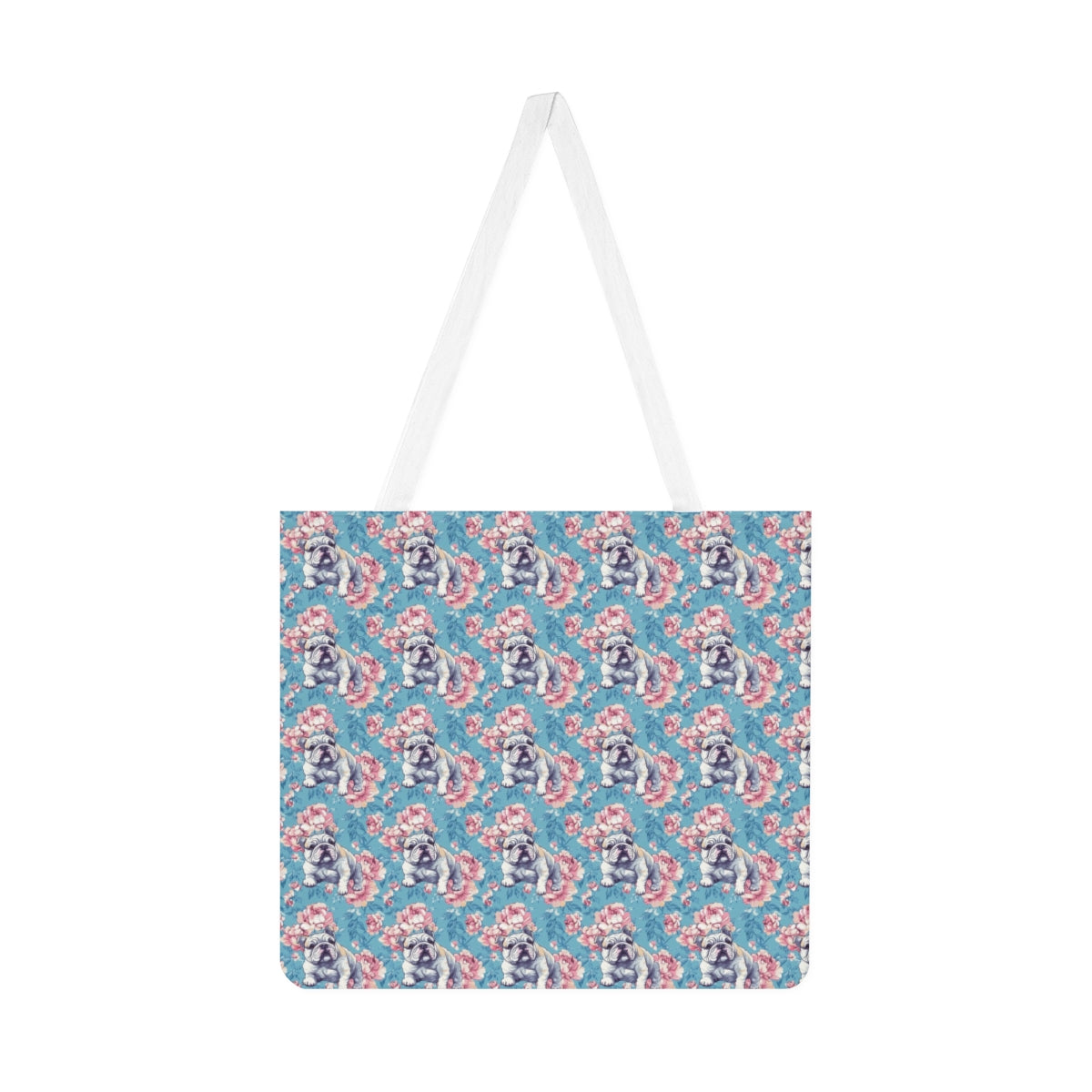 Peony Garden Bulldogs Tote Bag