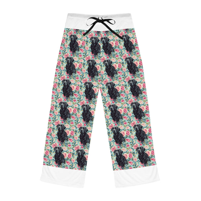 Peony Garden Labradors Pajama Pants