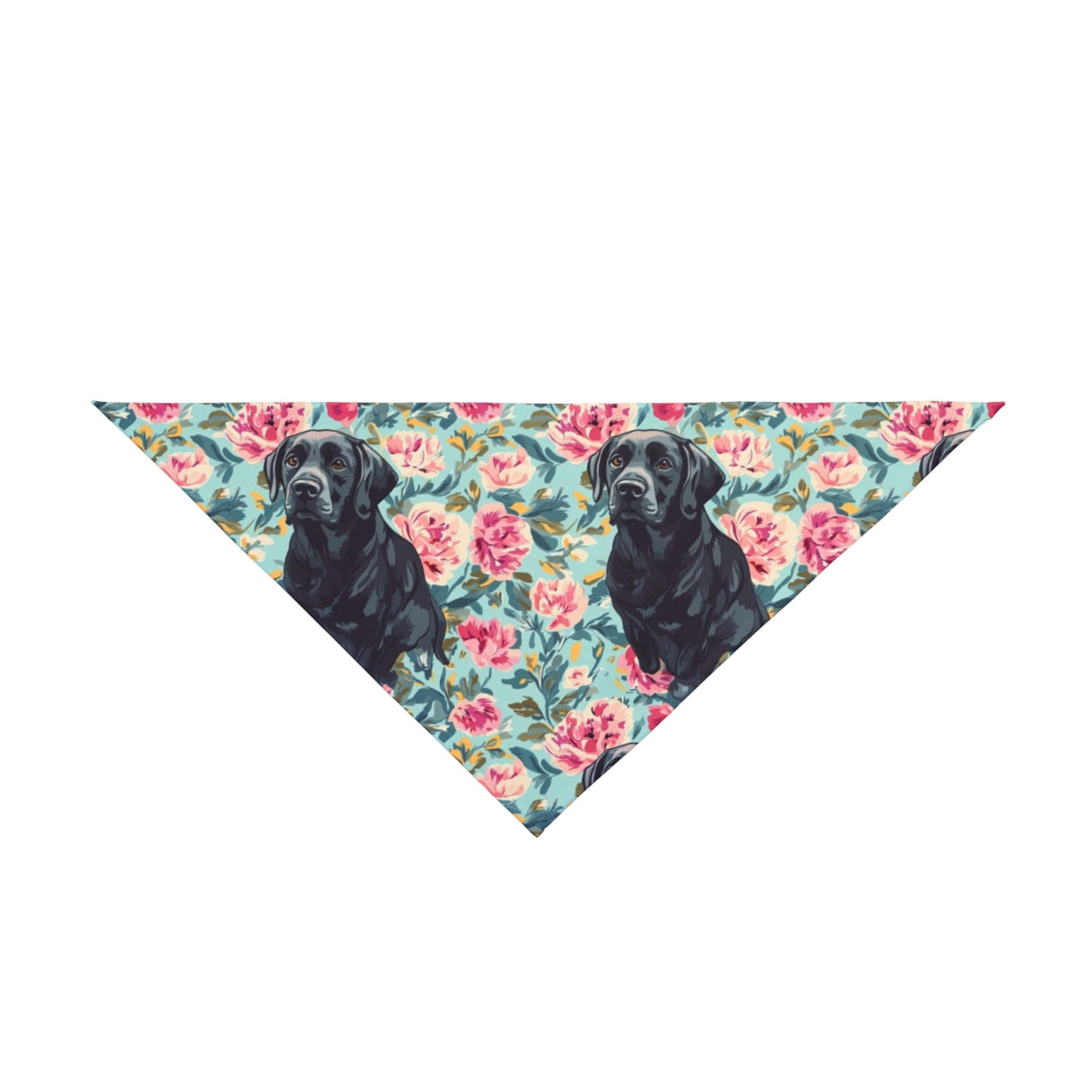 Peony Garden Labradors Pet Bandana