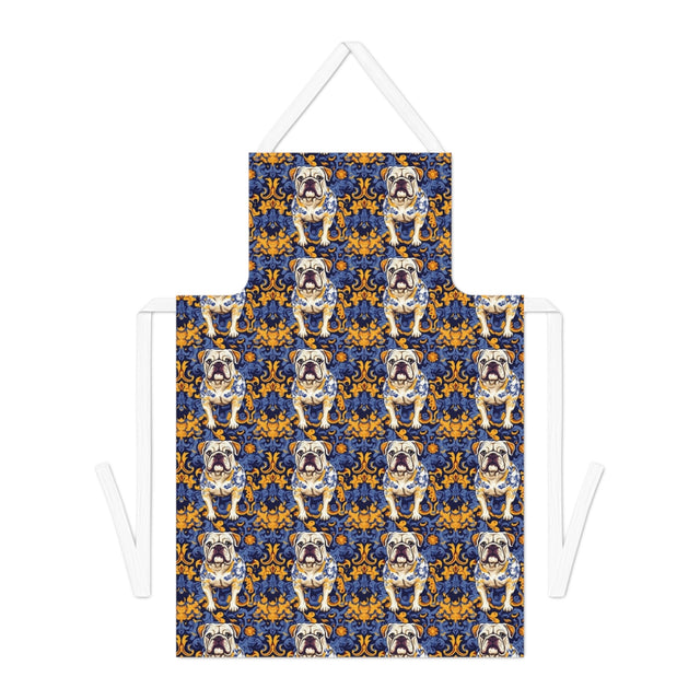 Periwinkle Royal Bulldogs Apron