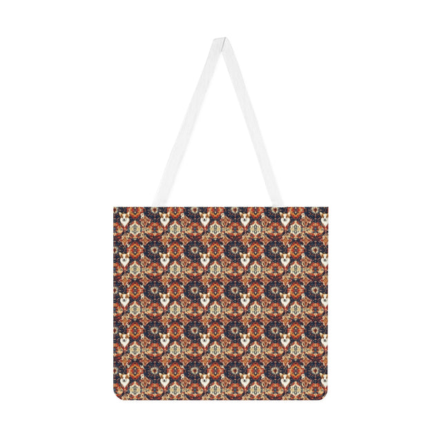 Persian Garden Corgis Tote Bag