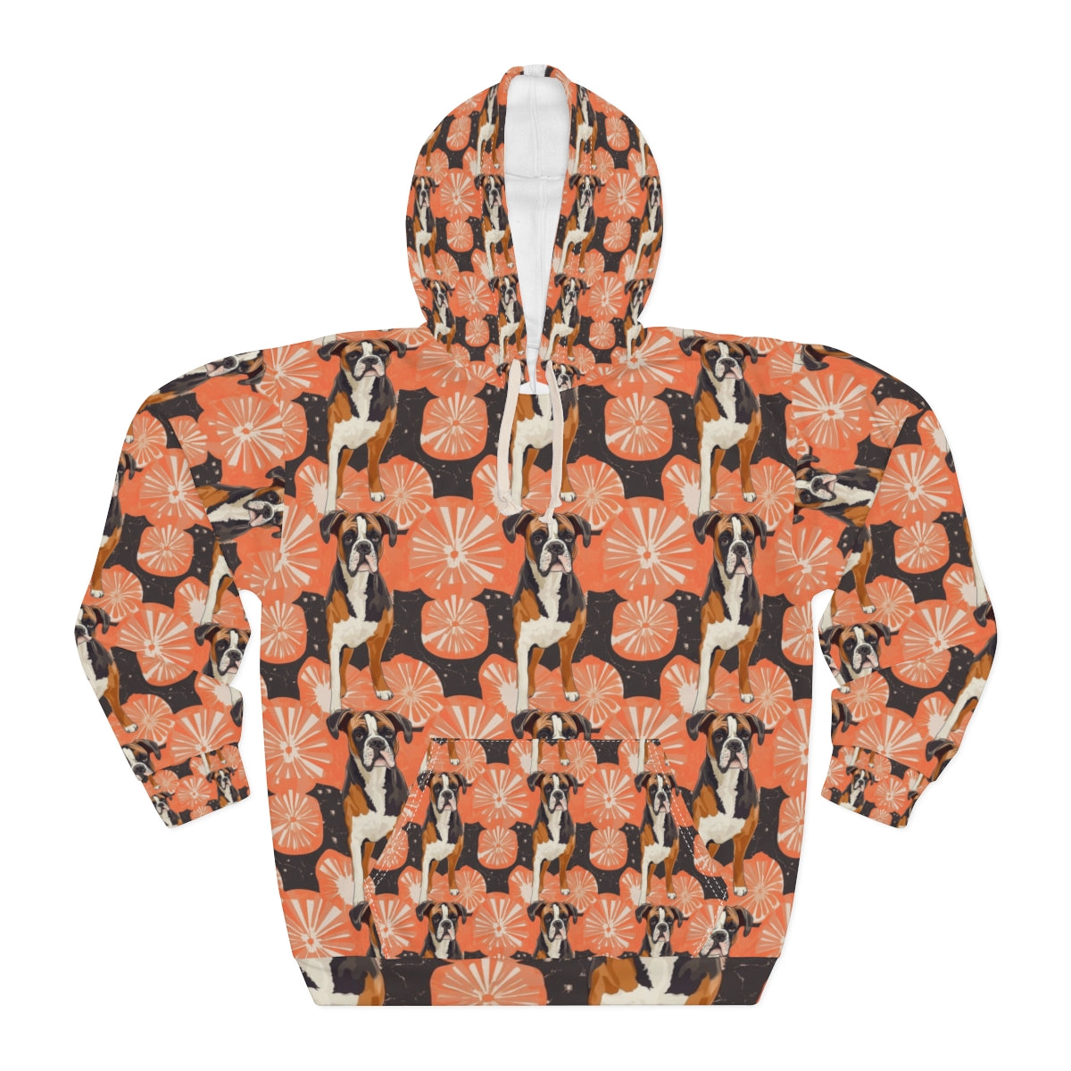 Persimmon Pop Boxers Hoodie